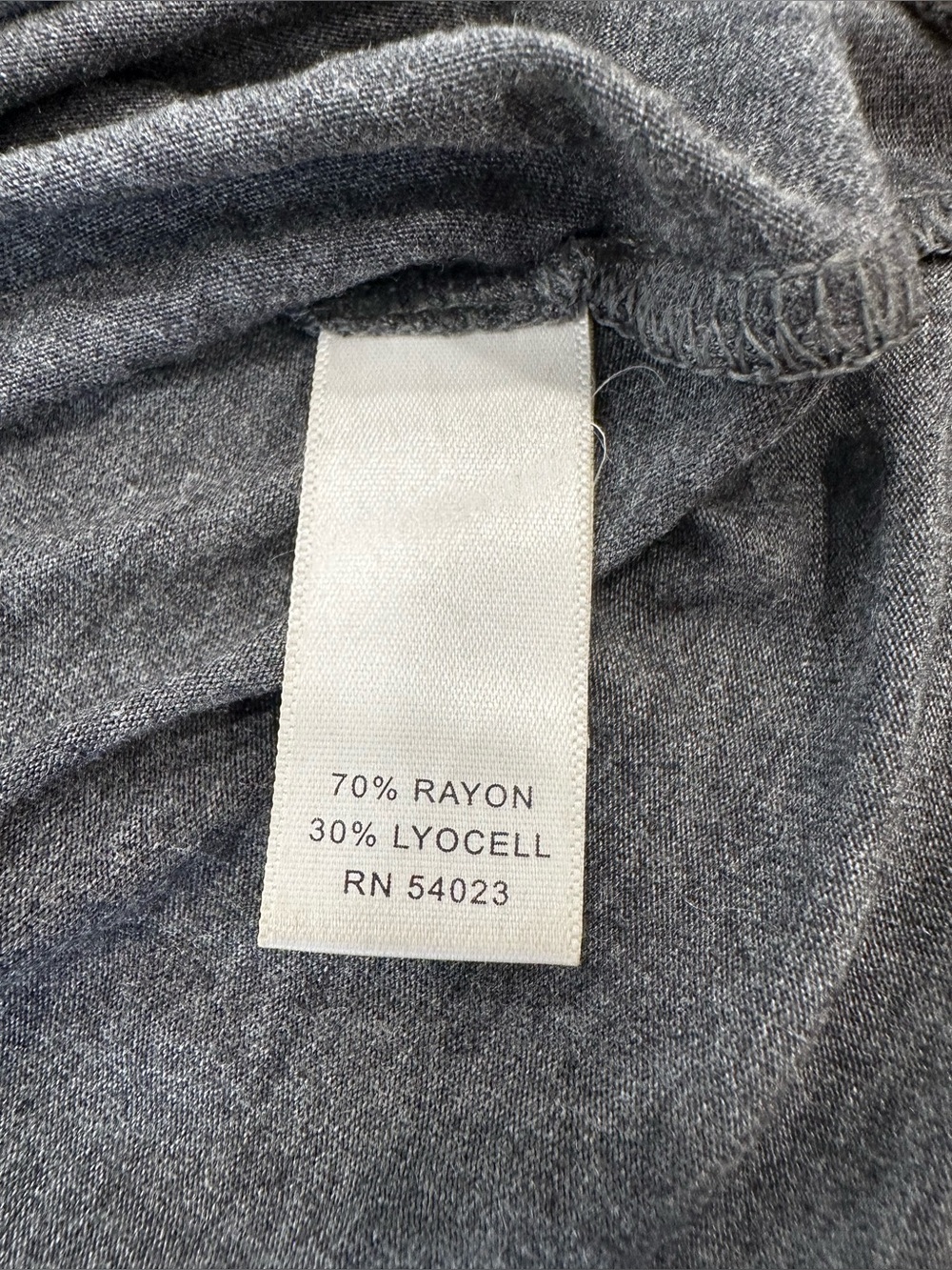 Banana Republic Dark Gray Scoop Neck Tee with Beaded Detail - Picture 6 of 8